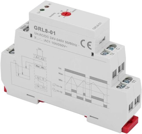 Liquid Level Controller,GRL8-01 Liquid Level Control Relay Water Level Controller 10A (AC/DC 24V-240V) Water Level Switch 10a Controller dc Water Level Controller Power Consumption Controller in Saudi Arabia