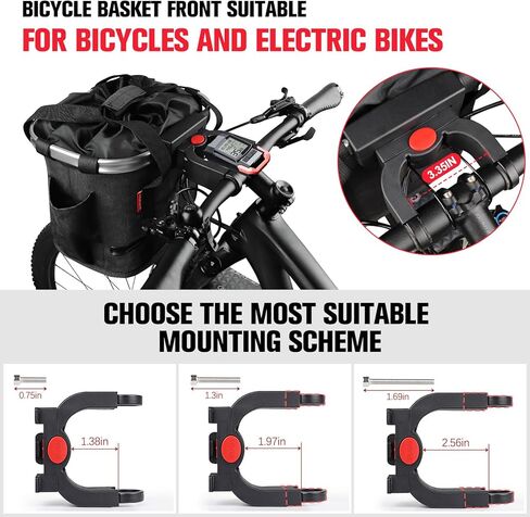 سلة الدراجة الكلب الدراجة 17L المقود سلة دراجة سلة أمامية للحيوانات الأليفة والتسوق والتنقل والتخييم وفي الهواء الطلق in Kuwait