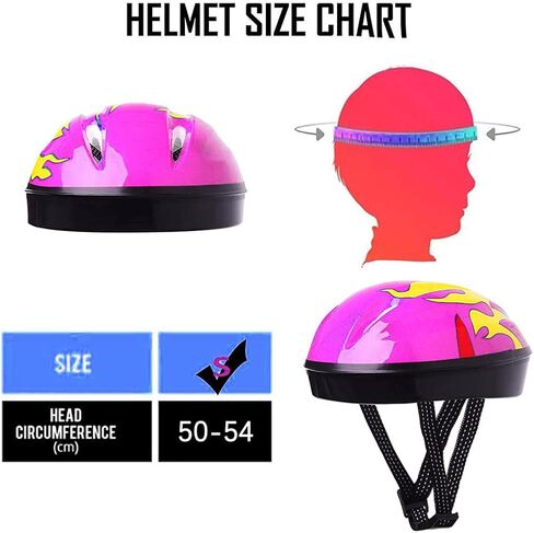 Yosoo Skateboard Protective Gear, Kids Protective Gear for Roller Skates, 7pcs Kids Protective Gear with Adjustable Helmet Knee Pads Elbow Pads Wrist Pads for Roller Skates in Saudi Arabia