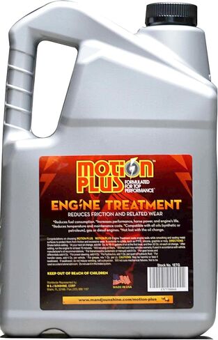 Engine Treatment Motion Plus/Metal Treatment/Super Lubricant/Heavy Duty/Anti Friction/Engine Metal Treatment/Lube/EP/Automotive/Cars / 1 Gallon U.S in Saudi Arabia