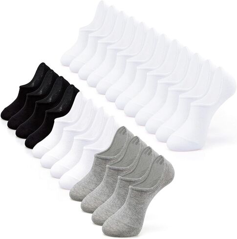 جوارب IDEGG No Show للسيدات والرجال منخفضة القطع للكاحل قصيرة مضادة للانزلاق للجري الرياضي الجدة جوارب بطانة غير مرئية غير رسمية in Kuwait