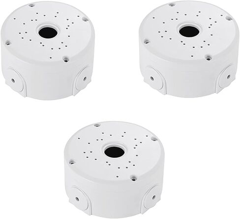 Universal Bullet Security Camera Junction Box Mount Bracket Plastic Rainproof Junction Box Mount Bracket for IP Camera Electric Enclosure, Indoor/Outdoor Wall Cable Junction Base Boxes (3 Pack) in Saudi Arabia