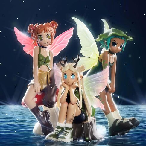 شخصيات سلسلة POP MART Peach Riot Punk Fairy، شخصيات صندوق أعمى Peach Riot، تصميم عشوائي، ألعاب قابلة للتجميع، ديكورات منزلية، هدايا عيد ميلاد للعطلات للفتيات والفتيان، صندوق واحد in Saudi Arabia