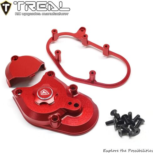 مجموعة علبة نقل الحركة لعلبة التروس TRAL Pro Moto-MX من الألومنيوم 7075 ترقيات للدراجة الترابية LOSI 1/4 PROMOTO MX (أحمر) in Kuwait
