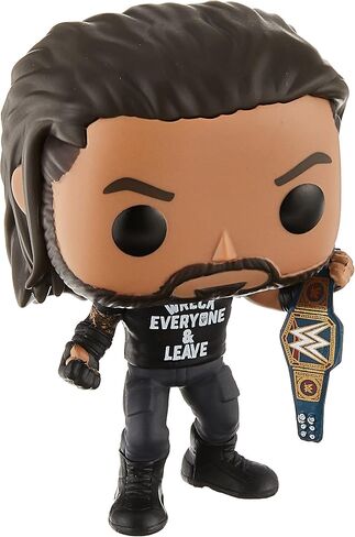 Funko POP WWE: Roman Reigns with Title، حطام الجميع واترك، شخصية فينيل حصرية من أمازون، متعددة الألوان، (57309) in Saudi Arabia