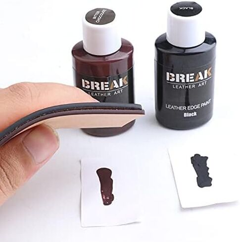 Break Leahter Art Leather Edge Paint,Color Coated Leather Frame, Wallet, Shoulder Bag, Backpack, Leather, Edge Repair, Leather Repair Tool in Saudi Arabia