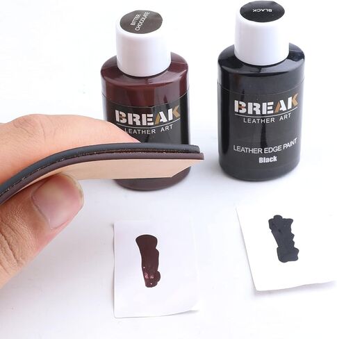 Break Leahter Art Leather Edge Paint,Color Coated Leather Frame, Wallet, Shoulder Bag, Backpack, Leather, Edge Repair, Leather Repair Tool in Saudi Arabia