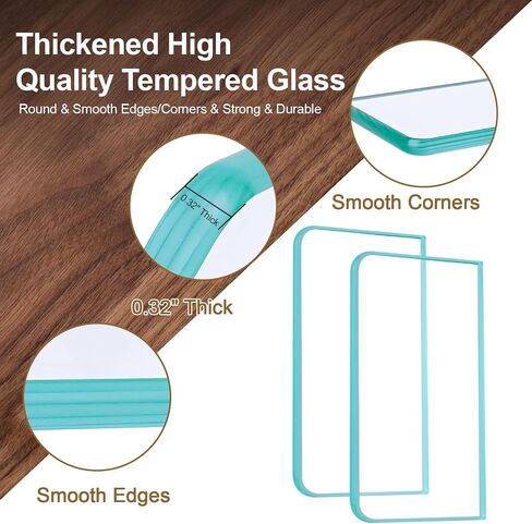 CREASKING Glass Slicker for Burnishing Leather with Walnut Handle, Glass Burnisher Professional Block Smoothing Tool in Saudi Arabia