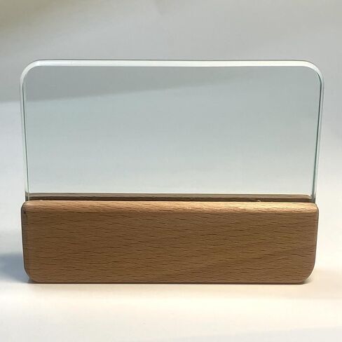 CREASKING Glass Slicker for Burnishing Leather with Walnut Handle, Glass Burnisher Professional Block Smoothing Tool in Saudi Arabia