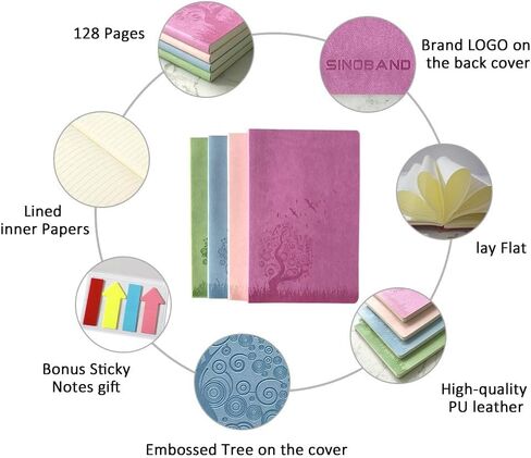 8 Pack notebooks for work, Paperback Small Journals Bulk, A5 Size Cute Journal for Kids, Teens, Girls, Women, Travel Notebooks with Wide Ruled for School Supplies, Random Colors in Kuwait