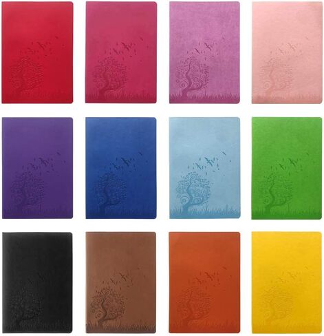 8 Pack notebooks for work, Paperback Small Journals Bulk, A5 Size Cute Journal for Kids, Teens, Girls, Women, Travel Notebooks with Wide Ruled for School Supplies, Random Colors in Kuwait