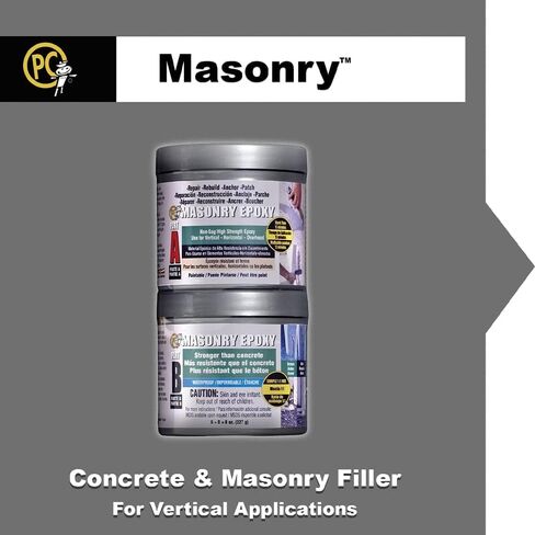 معجون لاصق إيبوكسي PC-Masonry من منتجات الكمبيوتر، إصلاح من جزأين، 32 أونصة في مرطبانين، رمادي 73209، (عبوة من 4 قطع) in Kuwait