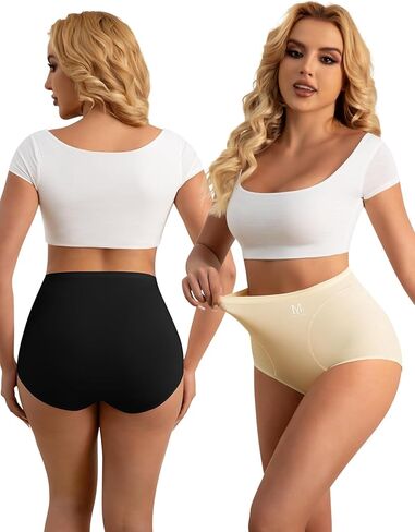 MEIYATING Women's Underwear, High Waisted Underwear for Women Ladies Panties Postpartum Briefs in Saudi Arabia
