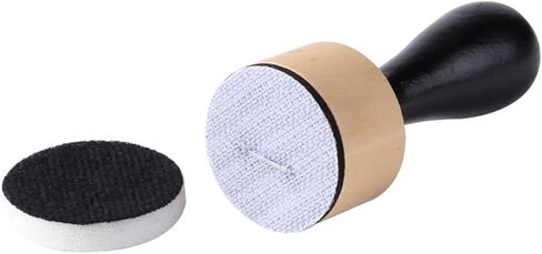 Briartw Mini Round Ink Blending Tool with Foams Replacement Refill Sponge Domed Foam Set 1 Tool and 12 Foams Scrapbooking Painting Drawing Art Supplies Handle Ink Tools Embossing Stencils in Saudi Arabia