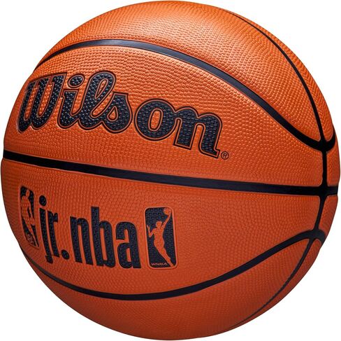 كرة السلة ويلسون جونيور NBA DRV Plus، للاستخدام الخارجي والداخلي، المقاس: 5، بني in Saudi Arabia
