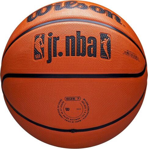 كرة السلة ويلسون جونيور NBA DRV Plus، للاستخدام الخارجي والداخلي، المقاس: 5، بني in Saudi Arabia