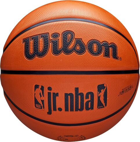 كرة السلة ويلسون جونيور NBA DRV Plus، للاستخدام الخارجي والداخلي، المقاس: 5، بني in Saudi Arabia