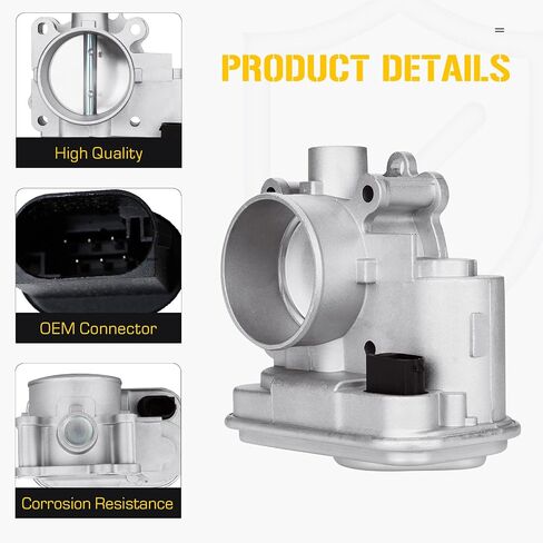 Throttle Body for Dodge 2.4L Avenger 2008-2014, Journey 2009-2017, Caliber 2.0L 2.4L 2007-2012, for Jeep 2.0L 2.4L Compass Patriot 2007-2016, for Chrysler 2.4L Sebring 2007-2010, 200 2011-2014 in Saudi Arabia