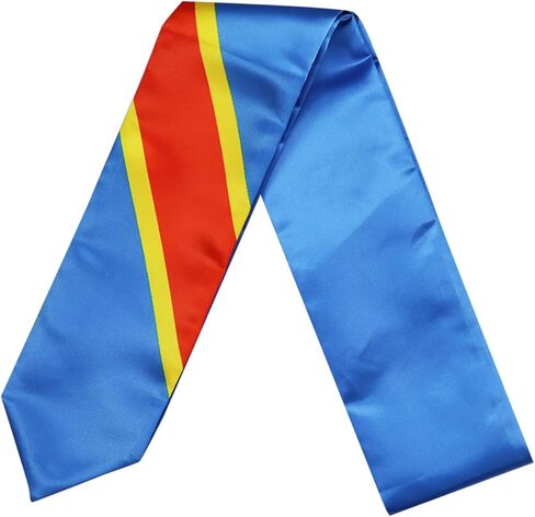 Pasksamtu علم جمهورية الكونغو الديمقراطية التخرج سرق وشاح للدراسة على متن الطلاب الدوليين في الخارج الكبار للجنسين in Kuwait