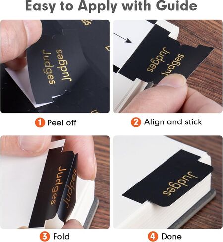 علامات تبويب الكتاب المقدس مغلفة من TFIVE، علامات تبويب يوميات الكتاب المقدس الوردية للنساء والرجال، 75 علامة تبويب لمؤشر الكتاب المقدس باللون الذهبي الوردي في المجموع، سهلة القراءة وتطبيق ملحقات لوازم دراسة الكتاب المقدس in Kuwait