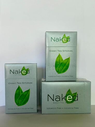 Naked Green Tea Cigarettes - Nicotine-Free Tobacco-Free: 3-pack COOL Bundle in Saudi Arabia