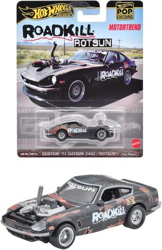 Hot Wheels Pop Culture Roadkill ROTSUN - Custom '71 Datsun 240Z (Lotsun) [Mini Car] [3 Years Old and Up] HKC37 in Saudi Arabia