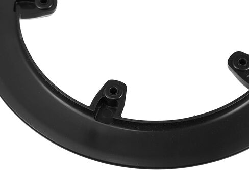 X AUTOHAUX 1 قطعة 6.5 سنتيمتر 5 ثقوب دراجة دراجة كرانسيت سلسلة غطاء الاطارات حماية سلسلة عجلة الغطاء الواقي الأسود in Saudi Arabia