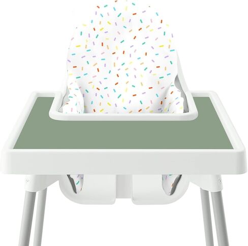Kalovin High Chair Placemat for IKEA Antilop Baby High Chair, Silicone Placemats, High Chair Tray Finger Foods Placemat for Babies, Toddlers (Blush) in Saudi Arabia
