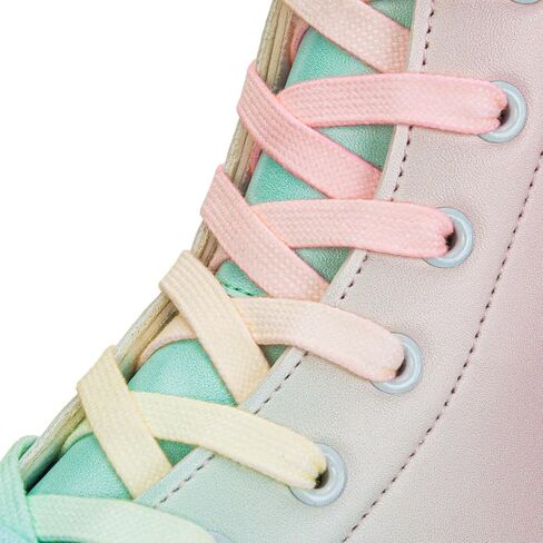 Women's Roller Skates,Double Row Skates Adjustable Leather High-top Roller Skates Perfect Indoor Outdoor Adult Roller Skates with Bag in Kuwait