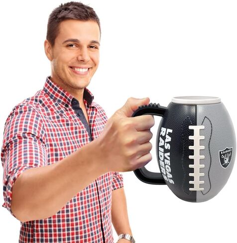 كوب كرة قدم ثلاثي الأبعاد من Party Animal NFL Las Vegas Raiders in Saudi Arabia