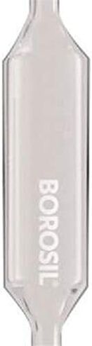 BOROSIL 7101001A ماصة النقل الحجمي لمبة ماصة فئة A دقة ASTM 969 USP النوع الأول، 1 مل (0) in Kuwait