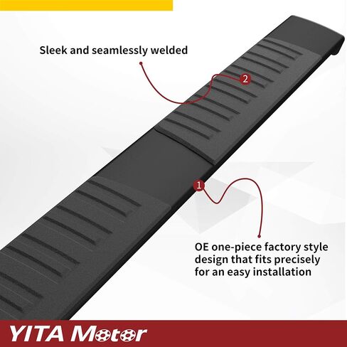 YITAMOTOR 6 Inches Running Boards Compatible with 2009- 2014 Ford F150 Super Crew Cab Side Step Nerf Bar in Saudi Arabia