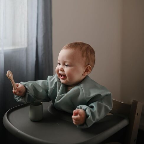 mushie Silicone First Feeding Baby Spoons | 2 Pack (Blush/Shifting Sand) in Saudi Arabia