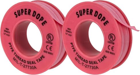Liontape G701 3-Pack 1/2" x 1200" (100-Ft) Heavy Duty Professional Teflon Tape, for Water/Oil/Gas, 4-Mil, High Density, Up to 12000 psi, Grey in Saudi Arabia