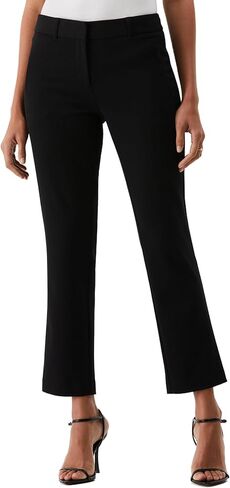 Rafaella Women's Petite Ankle Pants with Slimming Panel, Classic Fit, Gabardine Fabric in Kuwait