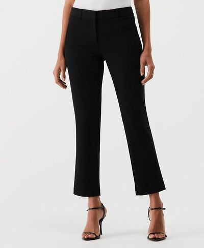 Rafaella Women's Petite Ankle Pants with Slimming Panel, Classic Fit, Gabardine Fabric in Kuwait