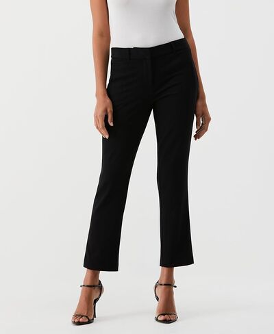 Rafaella Women's Petite Ankle Pants with Slimming Panel, Classic Fit, Gabardine Fabric in Kuwait