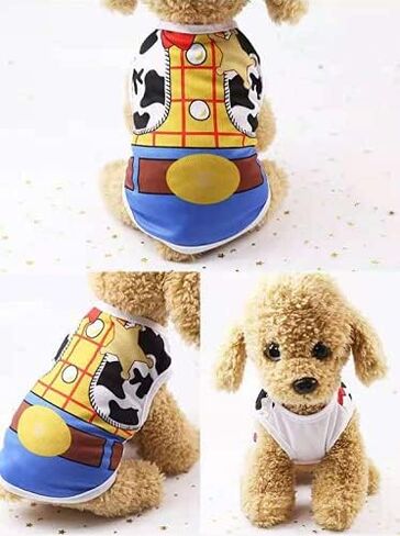 6 Pieces Pet Clothes Doggie Vest Clothes Puppy Clothing Dog Sleeveless Shirts Puppy Breathable Mesh Apparel Outfits for Pet Dog Cat (X-Small) in Saudi Arabia