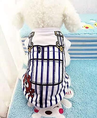 6 Pieces Pet Clothes Doggie Vest Clothes Puppy Clothing Dog Sleeveless Shirts Puppy Breathable Mesh Apparel Outfits for Pet Dog Cat (X-Small) in Saudi Arabia