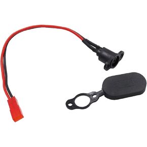 Electric Scooter Charging Port Wire with Waterproof Silicone Sleeve Charging Port Electric Scooter Accessories in Kuwait