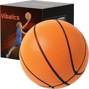 Silent Basketball Size 3 Noiseless Foam Ball for Indoor Training,Soundless Ball with High Bounce Grooved Design Perfect for Quiet Dribbling in Apartments, for All Ages in Saudi Arabia
