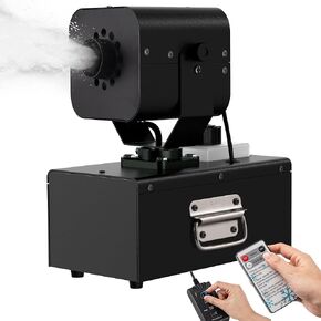 آلة الثلج IMONE 1200 واط تذبذب تلقائي 90 درجة، حجم ثلج قابل للتعديل وحجم تقشر، خزان 1 لتر، جهاز تحكم عن بعد سلكي ولاسلكي مزدوج، صانع ندفة الثلج في الهواء الطلق لعيد الميلاد وحفلات الزفاف والحفلات والمسرح in Kuwait