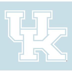 UK KENTUCKY WILDCATS Large 12" White Decal in Kuwait