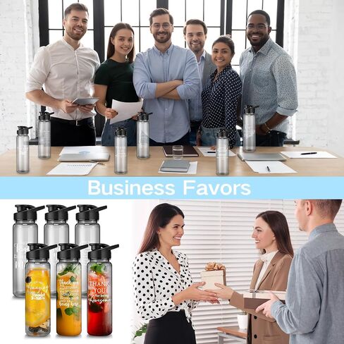 Inbagi 24 oz Plastic Water Bottles, Leak Proof, 6 Pcs, Employee Appreciation Gifts for Women Men Office Graduation, Sports Bottles for Running, School, Travel in Saudi Arabia