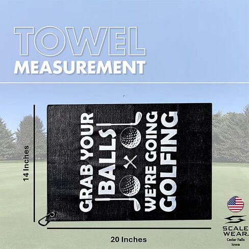 CaddyMag Magnetic Towel Clip with Carabiner & Ball Marker – Secure Attachment for Golf Towels, Easy Use on Carts, Clubs, and Bags in Saudi Arabia