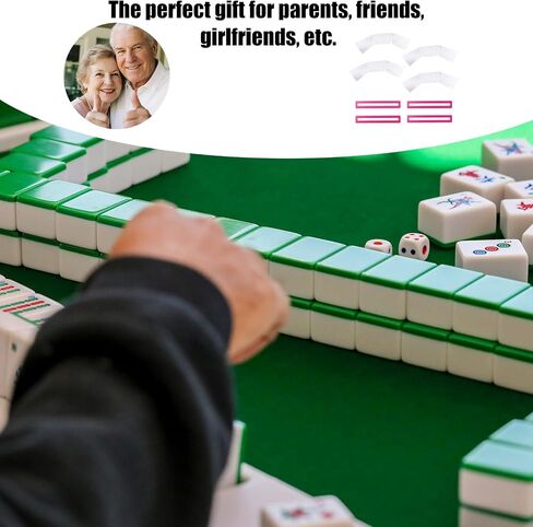 4 قطع من حافظات حماية بطاقة Mahjong و4 قطع من أدوات العثور على الخطوط، ومساعد قارئ القواعد الساطعة، ملحقات حامل غطاء الأكمام الواقي لبطاقة Mah Jong للاعبين المبتدئين in Saudi Arabia