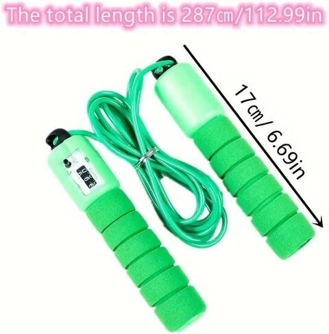 Adjustable Counting Jump Rope for Men & Women, Durable Skipping Rope with Digital Counter, for Fitness, Sports Training in Saudi Arabia