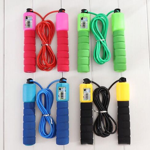 Adjustable Counting Jump Rope for Men & Women, Durable Skipping Rope with Digital Counter, for Fitness, Sports Training in Saudi Arabia
