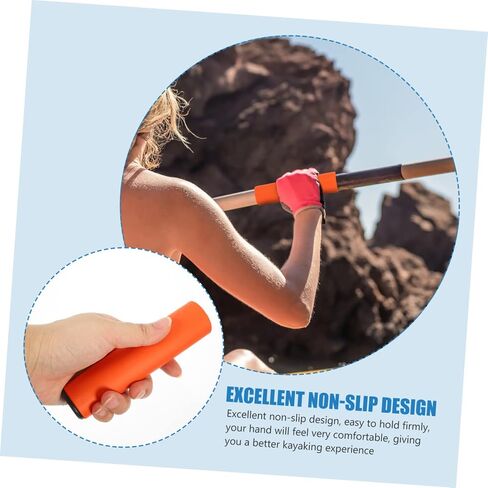 Toyvian 12Pcs Kayak Paddle Grips Non Slip Sponge Covers for Comfortable Handling Rod Protection for Kayaking Accessories in Saudi Arabia