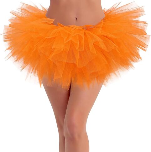 Women 5 Layered Tutus Short Skirt Colorful Running Skirts Costume Tutu Dance Skirts Classic Bubble Skirt in Saudi Arabia